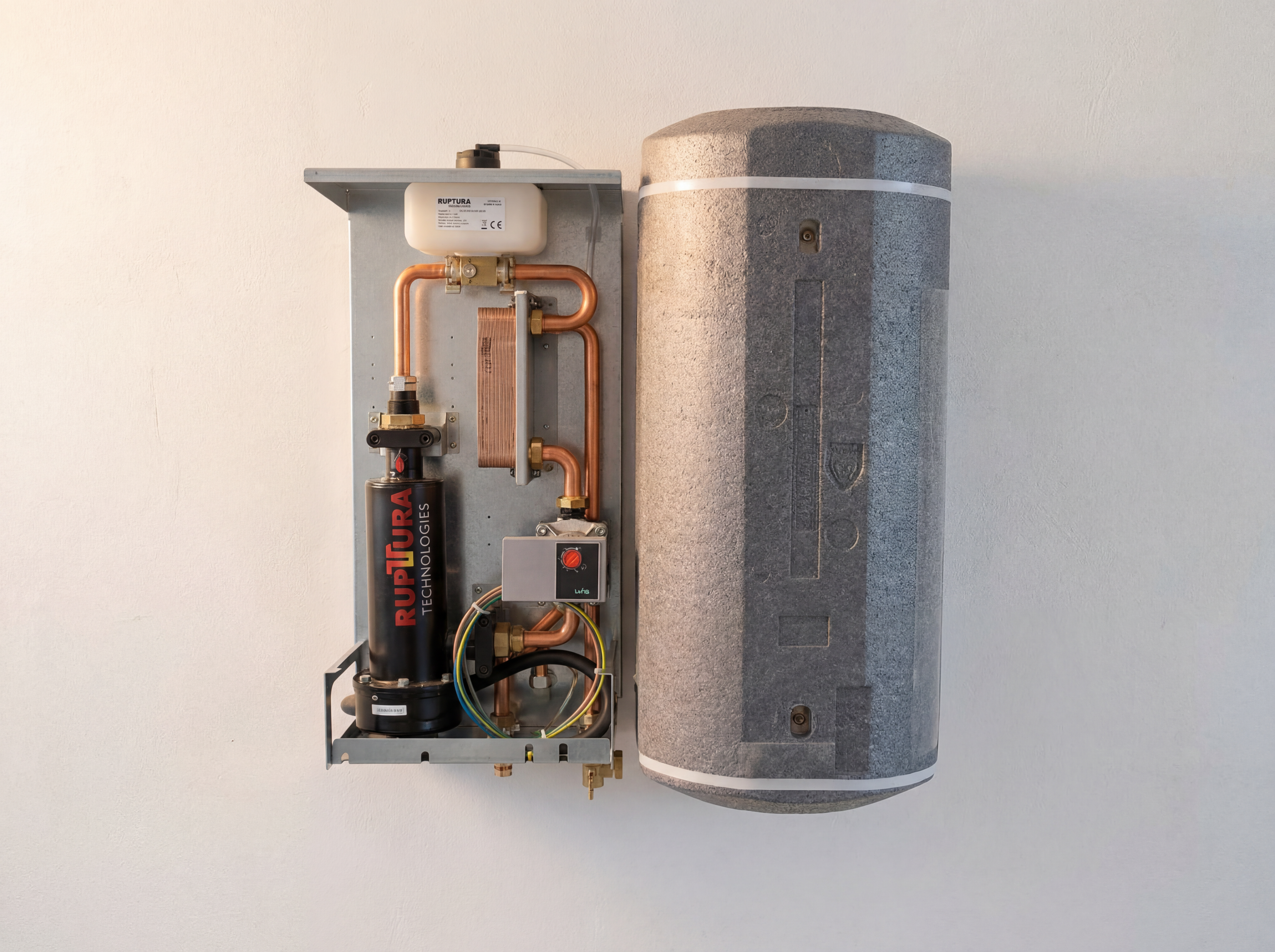 Chaudière Ruptura Technologies avec ballon ECS